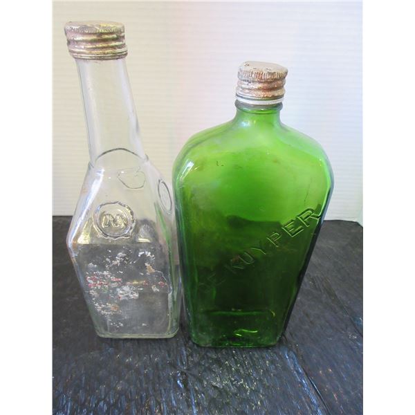 COLLECTABLE:  DEKUYPER & CLEAR BOTTLE