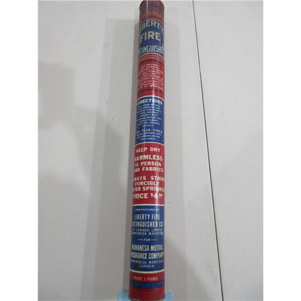 COLLECTABLE:  LIBERTY FIRE EXTINGUISHER