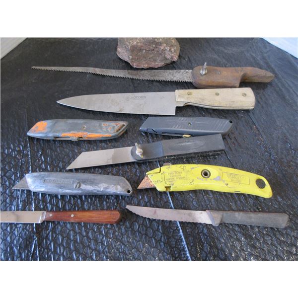 9 - ASSORTED KNIVES