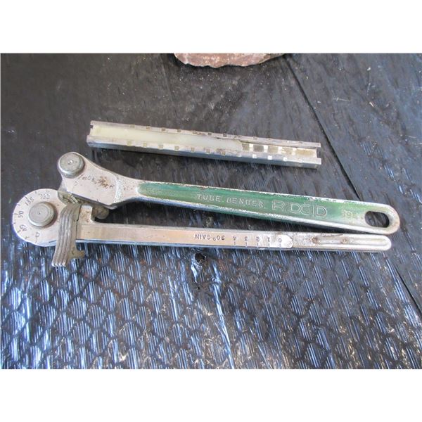 RIDGID TUBE BENDER AND CHALK