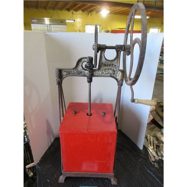 ANTIQUE:  DAZEY BUTTER CHURN (DECEMBER 18, 1919)