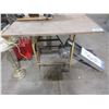 Image 3 : STEEL BASE WORK TABLE (APPROX. 35"L X 24"W X 29"H)