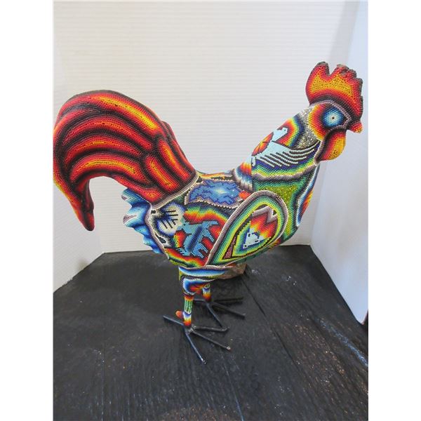 BEADED ROOSTER (WAX) (APPROX. 18"H)