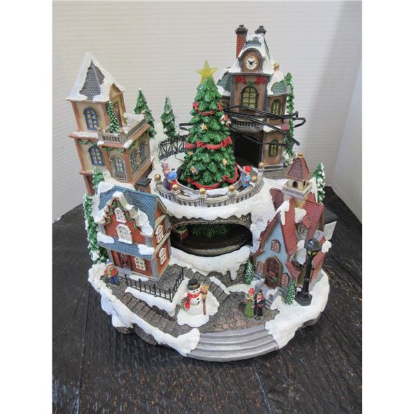 ANIMATED CHRISTMAS VILLAGE & CORD