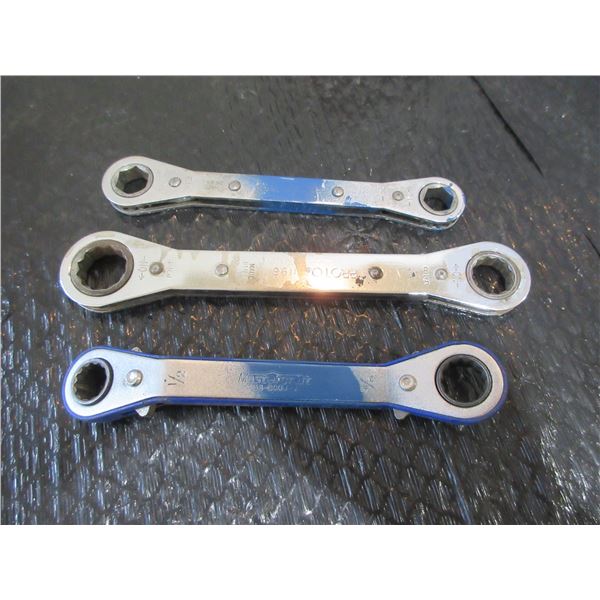 3 - 12 PT SAE RATCHET WRENCHES  (1 - PROTO)