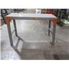 Image 2 : FOLDING BENCH/SAW HORSE (METAL) (APPROX. 30"L X 11"W X 21"H)