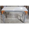 Image 4 : FOLDING BENCH/SAW HORSE (METAL) (APPROX. 30"L X 11"W X 21"H)