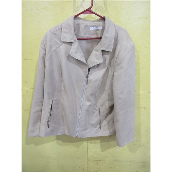 TANJAY MICROSUEDE BLAZER (SIZE 18P)