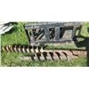 Image 1 : CAT A14B SKID STEER AUGER C/W 7' X 9" & 4' X 9" AUGER BITS