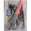 Image 1 : BIN C/W DRILL BITS, LEVELS, CALIPERS, ETC