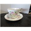 Image 9 : 4 CUPS & SAUCERS (REGENCY, AYNSLEY, ROYAL ALBERT GLORIA, ROYAL YORK)