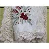 Image 2 : 2 - TABLE CLOTHS (LACE & CHRISTMAS)