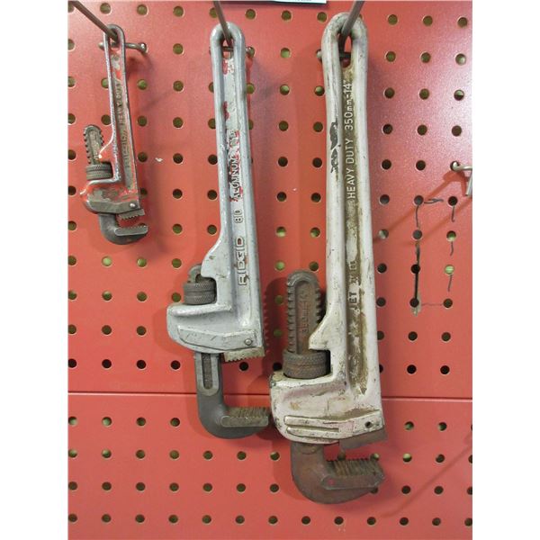 3 - PIPE WRENCHES (6", 10" 