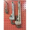 Image 1 : 3 - PIPE WRENCHES (6", 10" 