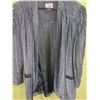 Image 2 : LADIES BLACK & SILVER JACKET (SIZE 14)