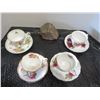 Image 1 : 4 - CUPS & SAUCERS (ROYAL VALE, ROYAL ALBERT, QUEENS, ETC)