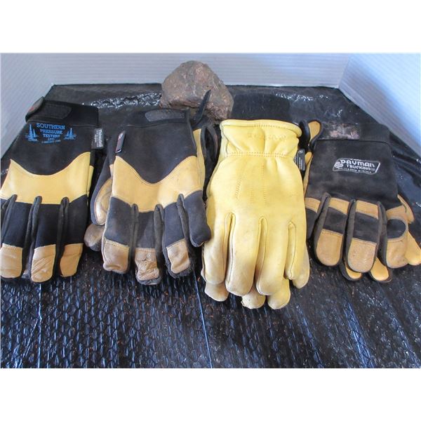 4 PAIR OF LEATHER GLOVES
