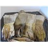 Image 2 : 5 PAIR LEATHER GLOVES (WELDING & WORK GLOVES) (APPROX. SIZE LARGE)