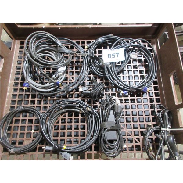 BUNDLE C/W HDMI CABLES, CHARGERS, ETC
