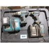 Image 6 : MAKITA 18V IMPACT & DRILL, 1 BATTERY, 2 CHARGERS (WORKING)