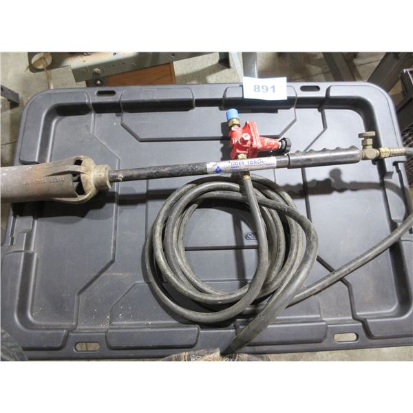 TIGER TORCH & HOSE (APPROX. 12') & REGULATOR