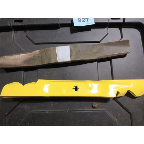 6 - LAWN MOWER BLADES (APPROX. 20")