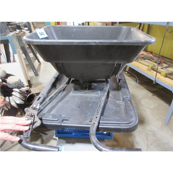 ATV GRASS SPREADER C/W ELECTRIC ATTACHEMENT