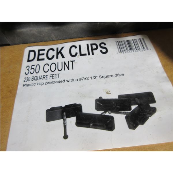 BOX C/W DECK CLIPS