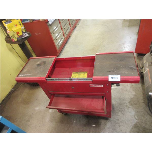 WESTWARD PARTS WASHER ON WHEELS & COTTER PINS