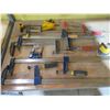 Image 1 : 8 - WOOD CLAMPS & CHALK LINE