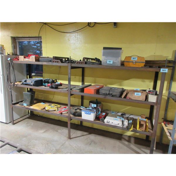 STEEL SHELF (APPROX. 10'L X 2'W X 5'H)