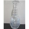 Image 2 : PINWHEEL CRYSTAL DECANTER & LID (APPROX. 28"H)