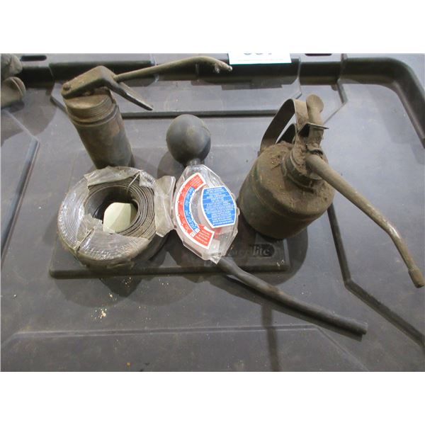 OILER CANS; WIRE; ANTIFREEZE TESTER