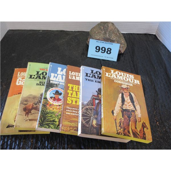 6 - LOUIS L'AMOUR BOOKS