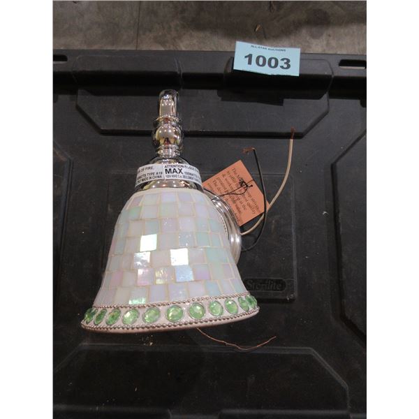 NEW:  MOSAIC BATHROOM VANITY LIGHT