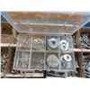 Image 2 : 5 BINS C/W FINE THREAD NUTS & BOLTS, SET SCREWS, STOVE BOLTS