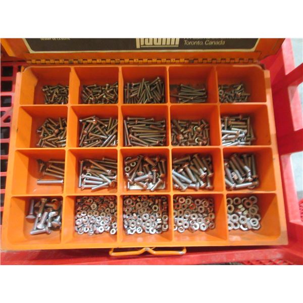 UTILITY SPRINGS; TERMINAL KIT; SCREW CAP KIT; MACHINE SCREWS - 4 BINS