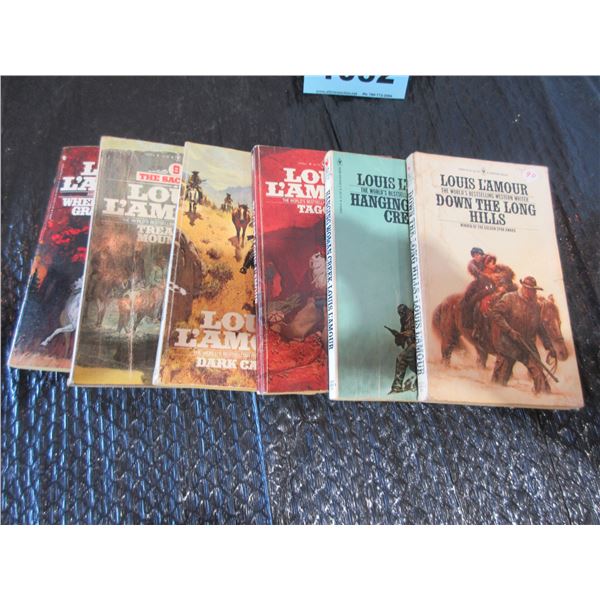 6 - LOUIS L'AMOUR BOOKS