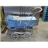 Image 3 : VINTAGE:  DOLL STROLLER/BASSINETTE (BLUE)