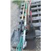 Image 1 : 5 UTILITY TOOLS (SCOOP SHOVEL, POST MALL, RAKE, PRUNER)
