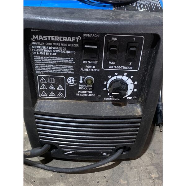 MASTERCRAFT MIG/FLUX CORE WIRE FEED WELDER