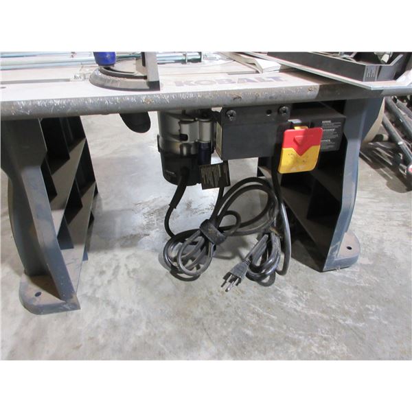 KOBALT TABLE ROUTER & STAND