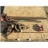 Image 1 : 3 TON CHAIN HOIST, JACKALL & APPROX. 6 CLEVICES