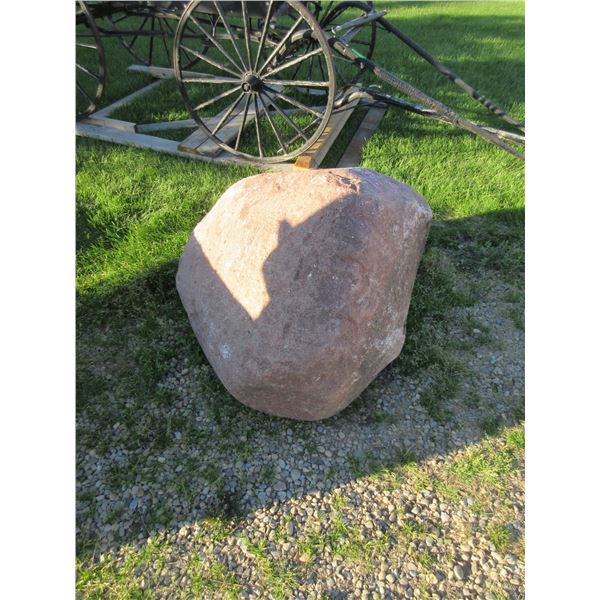 APPROX. 3' X 3' RED COLOR ROCK