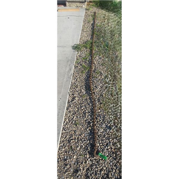 12' X 5/16" SPINNING CHAIN C/W 2 HOOKS