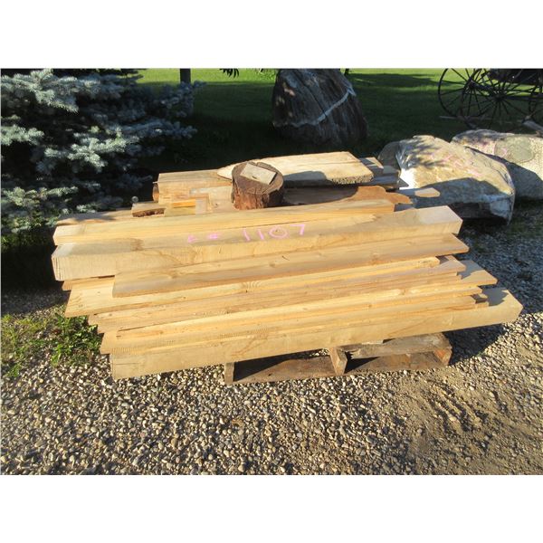 ASSORTMENT OF HARDWOOD (APPROX 60 PIECES)