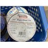 Image 2 : BIN C/W LINCOLN SUPERGLAZE 0.035" ALUM MIG WIRE (NEW), MASTERCRAFT 0.88MM FLUX