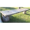 Image 2 : SPRUCE WOOD BENCH & TWO BLOCKS