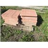 Image 4 : APPROX. 40 RED CONCRETE PATH BLOCKS - 2 PALLETS