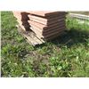 Image 5 : APPROX. 40 RED CONCRETE PATH BLOCKS - 2 PALLETS